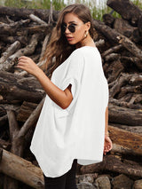 Perfee Round Neck Short Sleeve T-Shirt - Trendsi - Flyclothing LLC