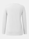 Full Size Scoop Neck Long Sleeve T-Shirt - Trendsi - Flyclothing LLC