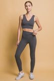 Love Tree High Waist Leggings with Side Pockets - Trendsi