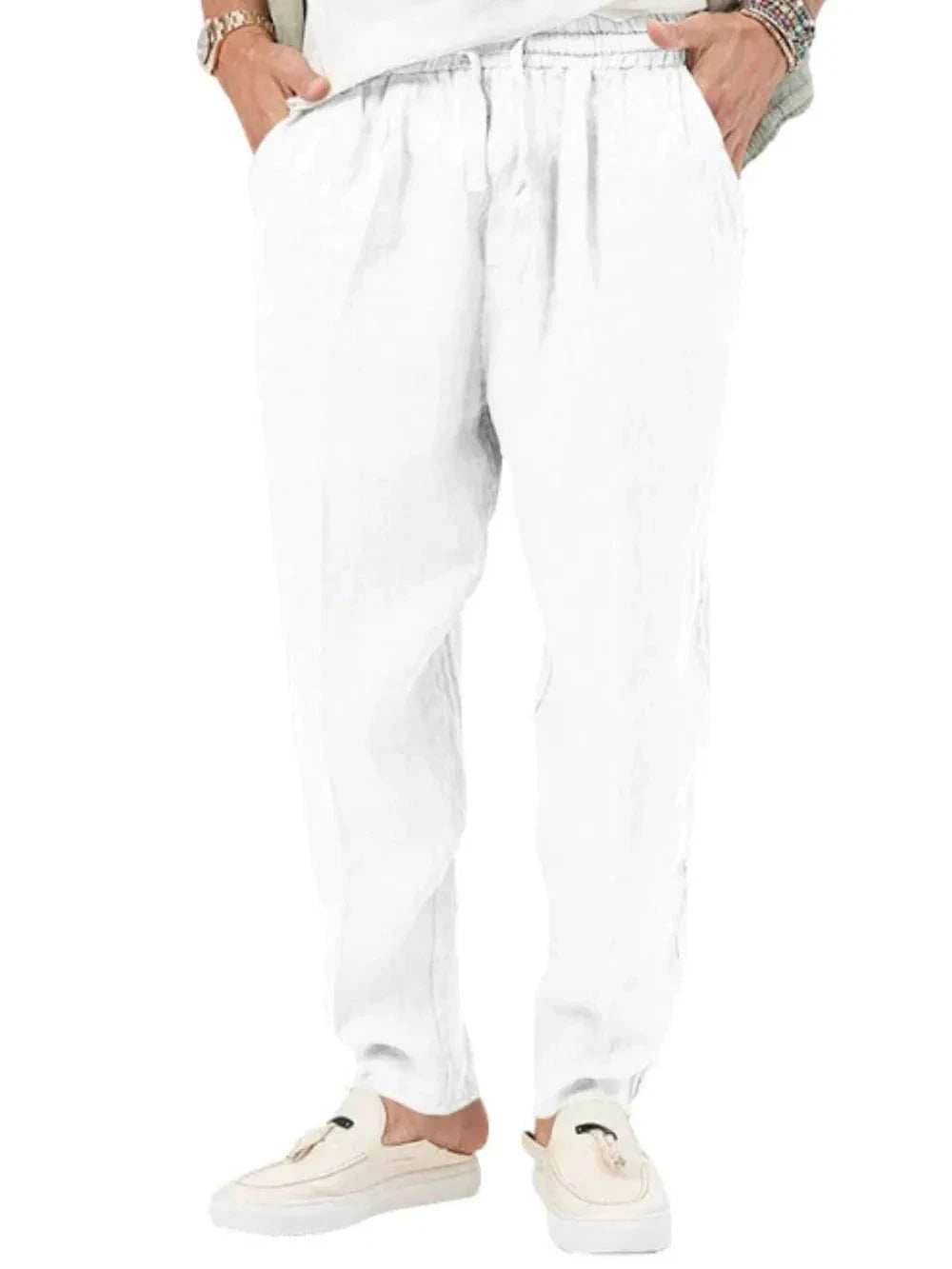 Men's Plus Size Drawstring Pants with Pockets - Trendsi - Flyclothing LLC