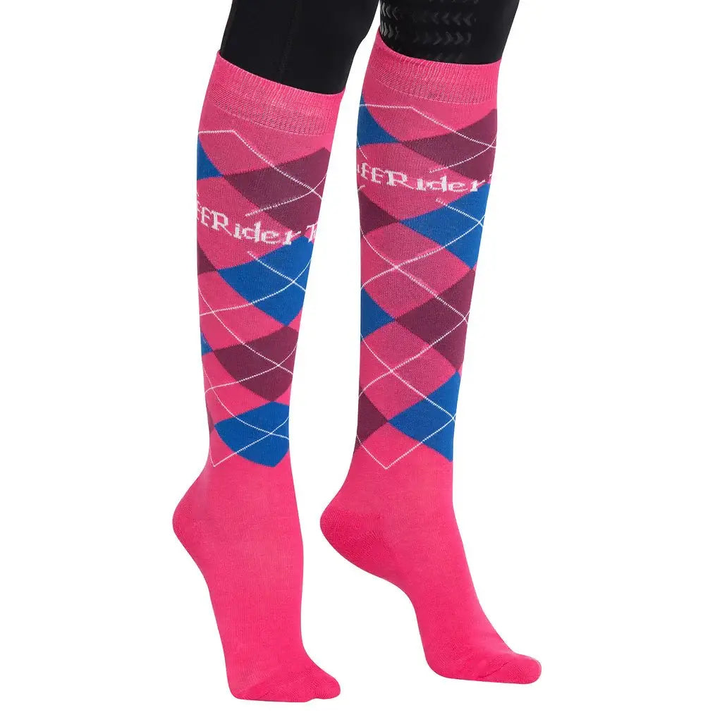 TuffRider Argyle Knee Hi Socks - Breeches.com - Flyclothing LLC