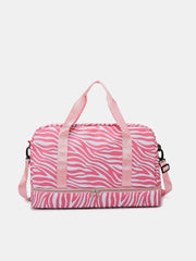 Oxford Cloth Leopard Travel Bag - Trendsi