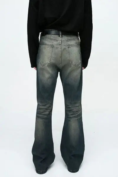 Bootcut Jeans with Pockets - Trendsi - Flyclothing LLC