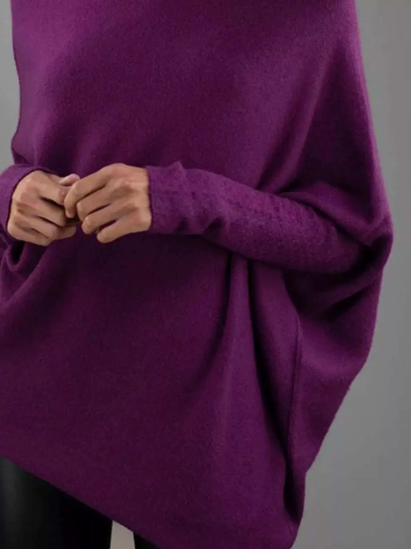 Boat Neck Long Sleeve Sweater - Trendsi - Flyclothing LLC