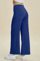 Basic Bae Full Size Air Scuba Drawstring Wide Leg Pants - ShopBasicbae - Flyclothing LLC