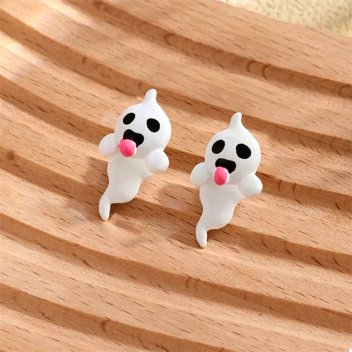 Halloween Ghost and Pumpkin Dangle Earrings - Trendsi - Flyclothing LLC