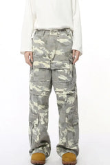 Men's Camouflage Straight Cargo Jeans - Trendsi - Flyclothing LLC