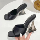 Open Toe High Heel Sandals - Trendsi