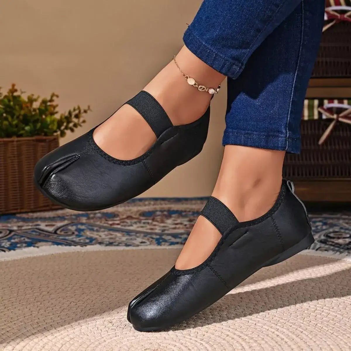 Split-Toe Slip-Ons - Trendsi - Flyclothing LLC