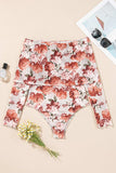 Floral Off-Shoulder Long Sleeve Bodysuit - Trendsi - Flyclothing LLC