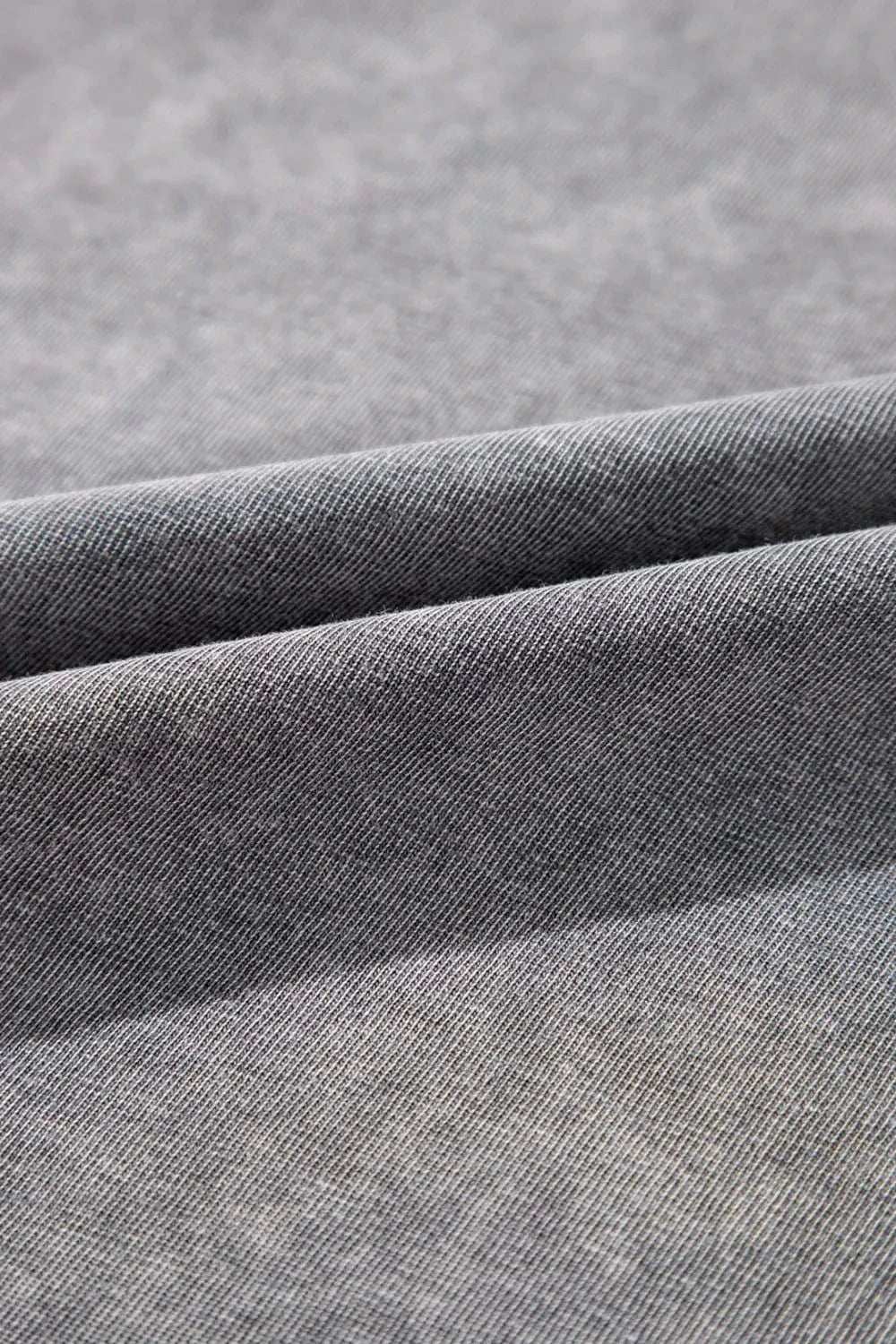 Mineral Wash Half Sleeve Vintage T Shirt - Trendsi - Flyclothing LLC