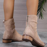 Point Toe Block Heels Boots - Trendsi - Flyclothing LLC