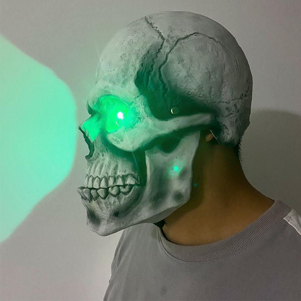 Halloween Skull Movable Mouth Latex Mask Halloween Kills Mask Cosplay Scary Killer Full Face Helmet Halloween Party Costume Prop - My Store - Flyclothing LLC