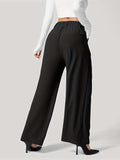 Wide Leg Pants with Pockets - Trendsi - Flyclothing LLC