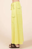 Mittoshop French Terry Cargo Wide Leg Pants - Trendsi