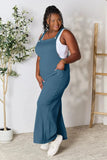 Double Take Full Size Wide Strap Overall with Pockets - Trendsi