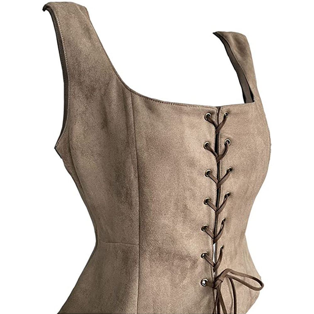 Suede Vest Halloween Costume - My Store - Flyclothing LLC