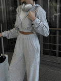 Zip Up Hoodie and Pocketed Pants Set - Trendsi