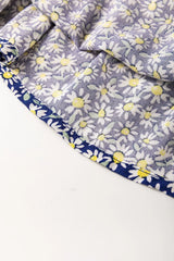 Floral Smocked Square Neck Blouse - Trendsi - Flyclothing LLC