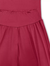V-Neck Top and Wide Leg Pants Two-Piece Set - Trendsi - Flyclothing LLC