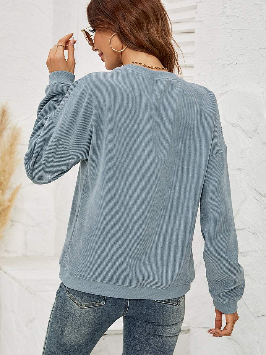 AMERICA Graphic Dropped Shoulder Sweatshirt - Trendsi - Flyclothing LLC