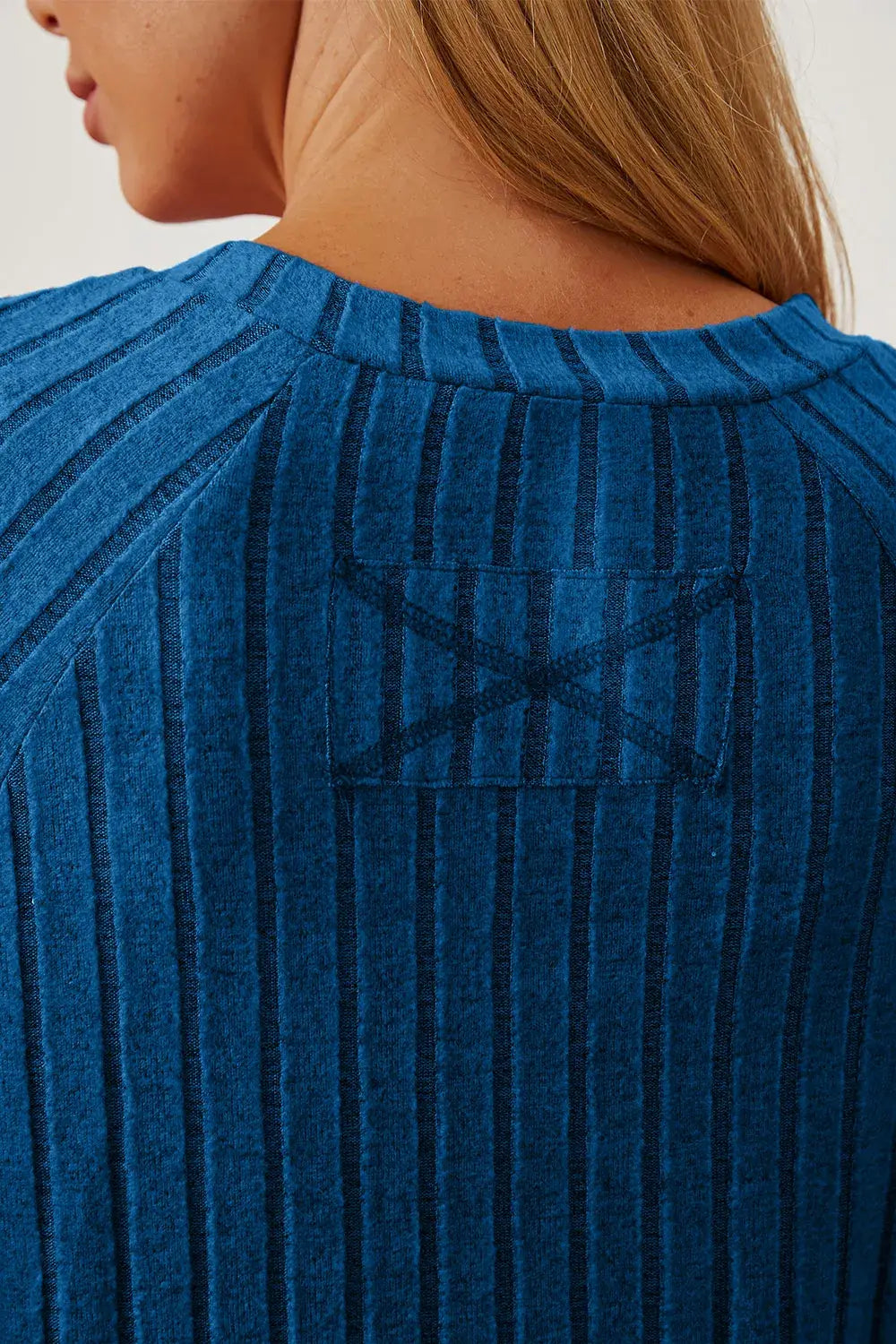 Basic Bae Full Size Ribbed Thumbhole Sleeve T-Shirt - ShopBasicbae - Flyclothing LLC