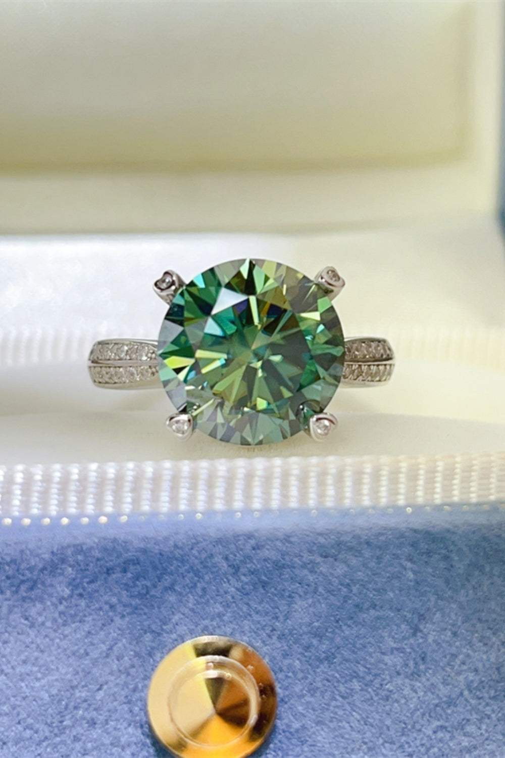 5 Carat Moissanite 925 Sterling Silver Ring - Trendsi - Flyclothing LLC