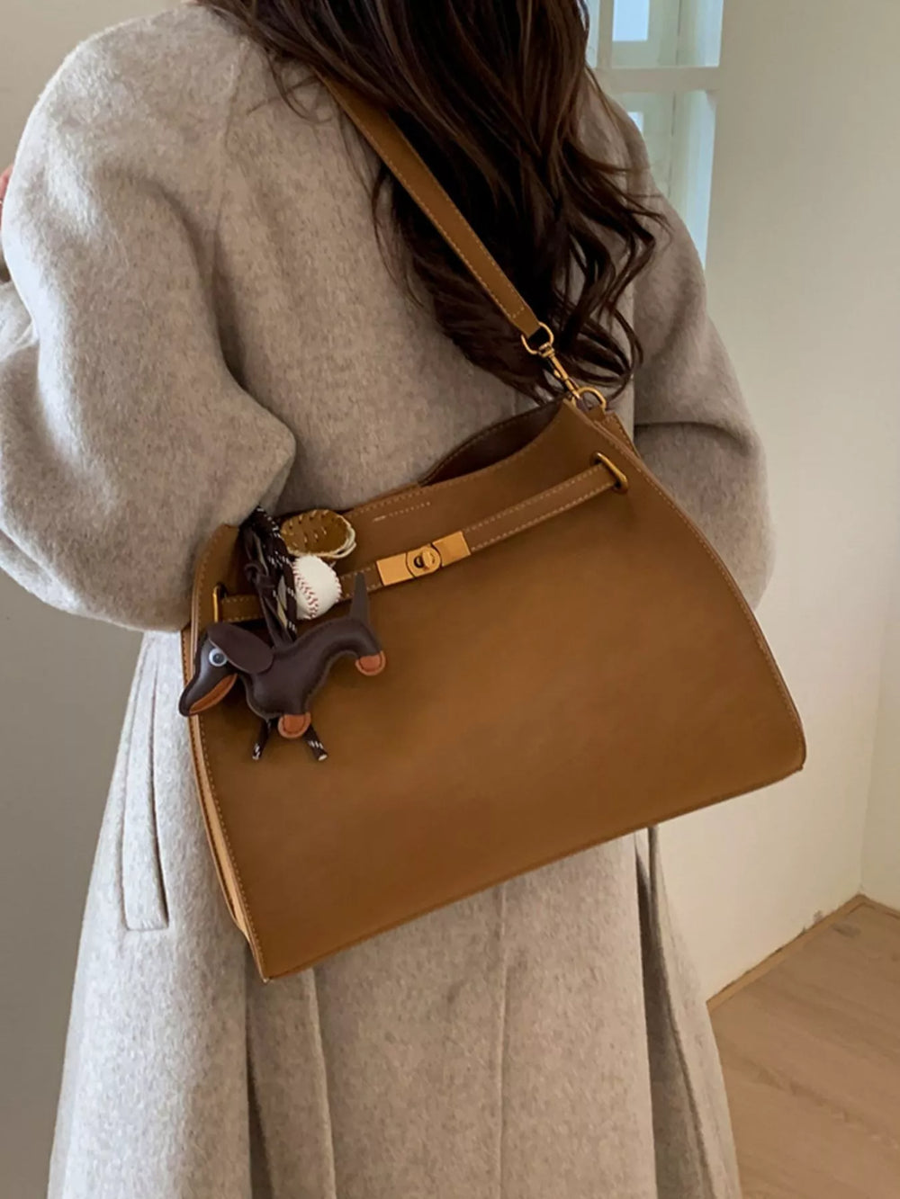 Solid Color Crossbody Bag - Trendsi - Flyclothing LLC