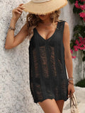 V-Neck Sleeveless Cover-Up - Trendsi
