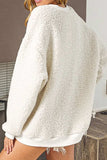 MERRY & BRIGHT Round Neck Long Sleeve Sweatshirt - Trendsi - Flyclothing LLC