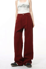 Pocketed Wide Leg Men's Jeans - Trendsi - Flyclothing LLC