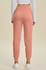 Basic Bae Full Size Air Scuba Drawstring High Waist Joggers - Trendsi - Flyclothing LLC