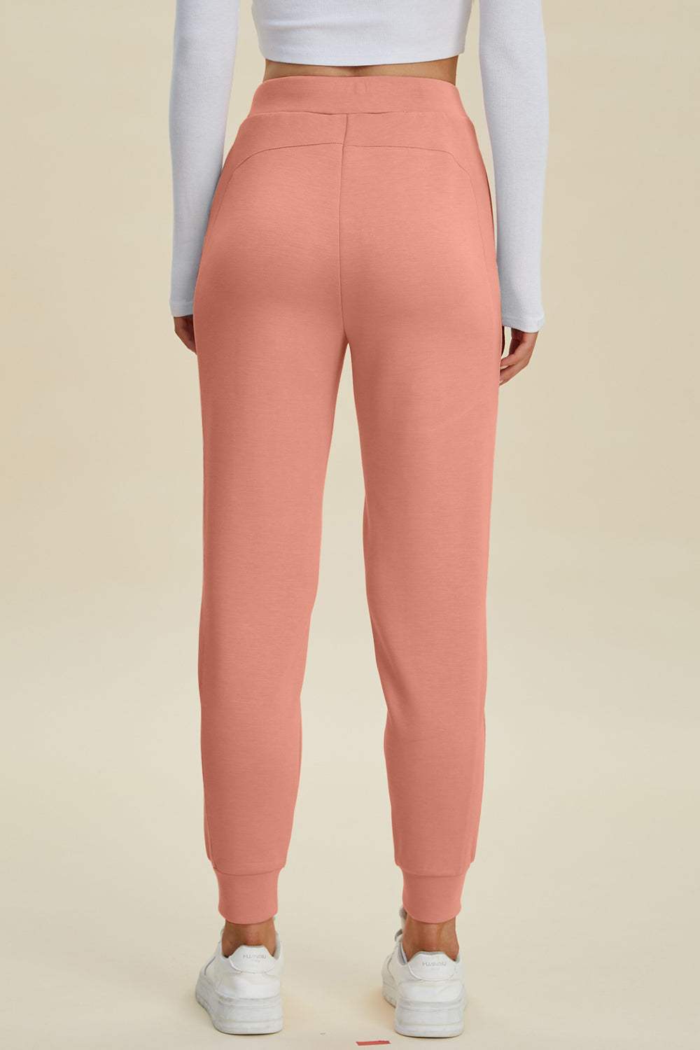Basic Bae Full Size Air Scuba Drawstring High Waist Joggers - Trendsi - Flyclothing LLC