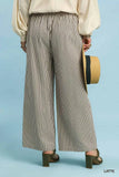Umgee Drawstring Striped Wide-Leg Pants - Trendsi - Flyclothing LLC