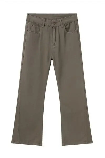 Mid Rise Jeans with Pockets - Trendsi - Flyclothing LLC