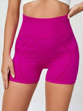 High Waist Active Shorts - Trendsi - Flyclothing LLC