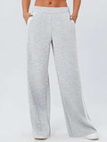 Side Striped Wide Leg Pants - Trendsi - Flyclothing LLC