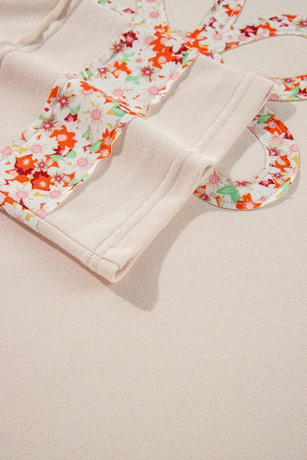Exposed Seam Slit Floral Round Neck Blouse - Trendsi - Flyclothing LLC