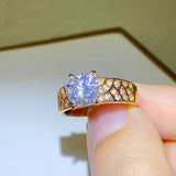 1.5 Carat 925 Sterling Silver Moissanite Ring - Trendsi