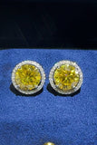 4 Carat Moissanite 925 Sterling Silver Earrings - Trendsi