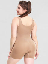 Scoop Neck Wide Strap Shaping Romper - Trendsi - Flyclothing LLC