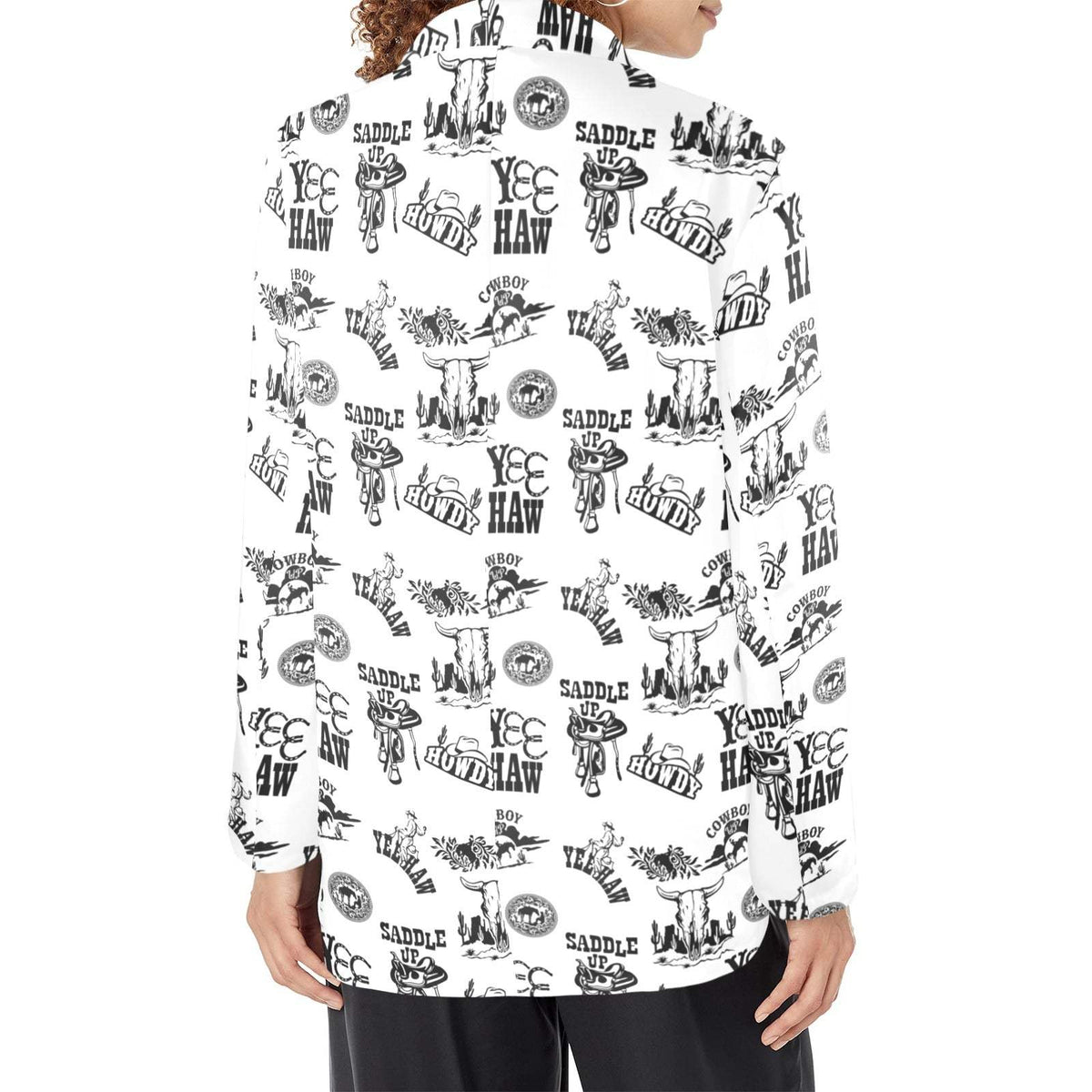 Baha Ranch Cowboy Print Women's Western Blazer