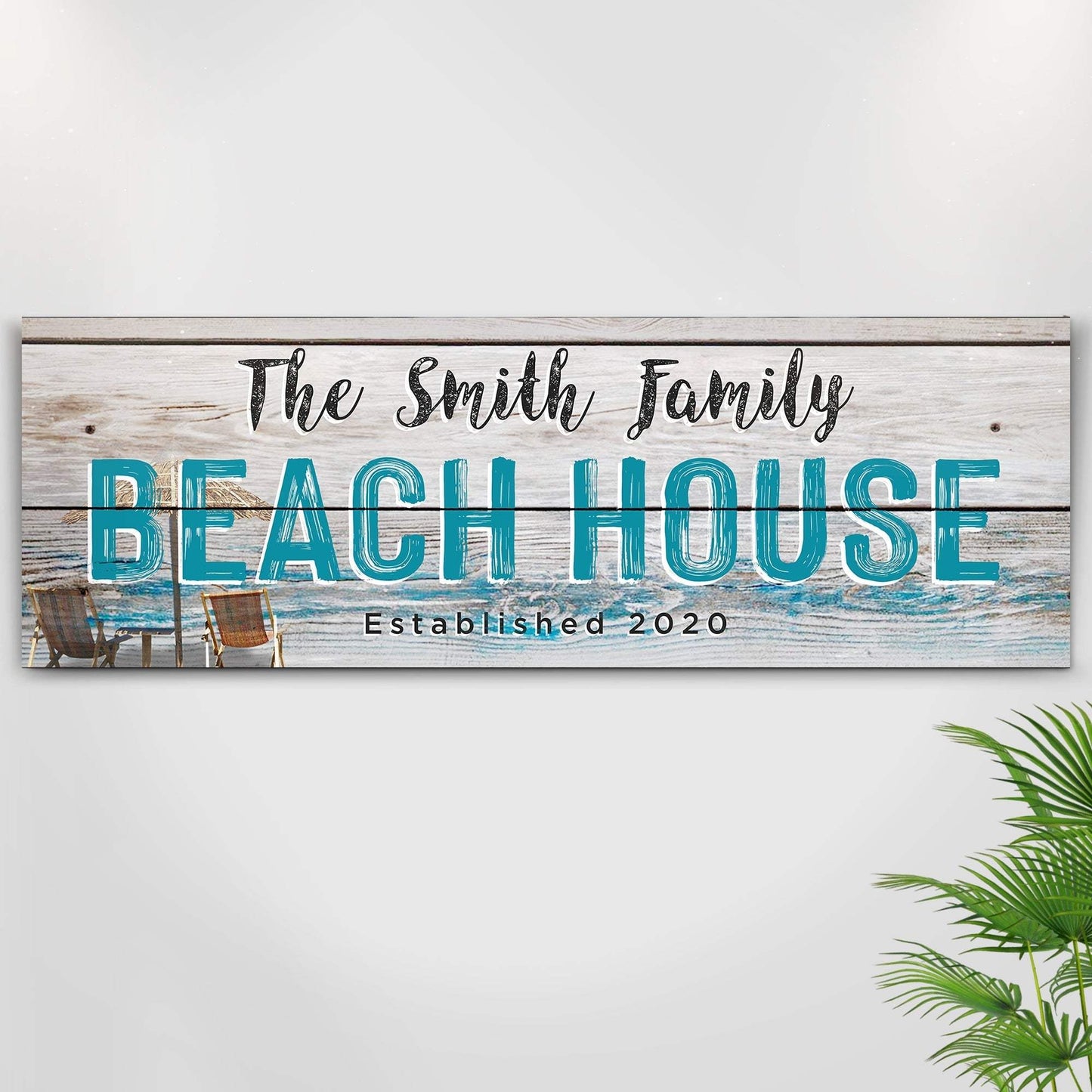 Beach House Sign II - Tailored Canvases - Flyclothing LLC