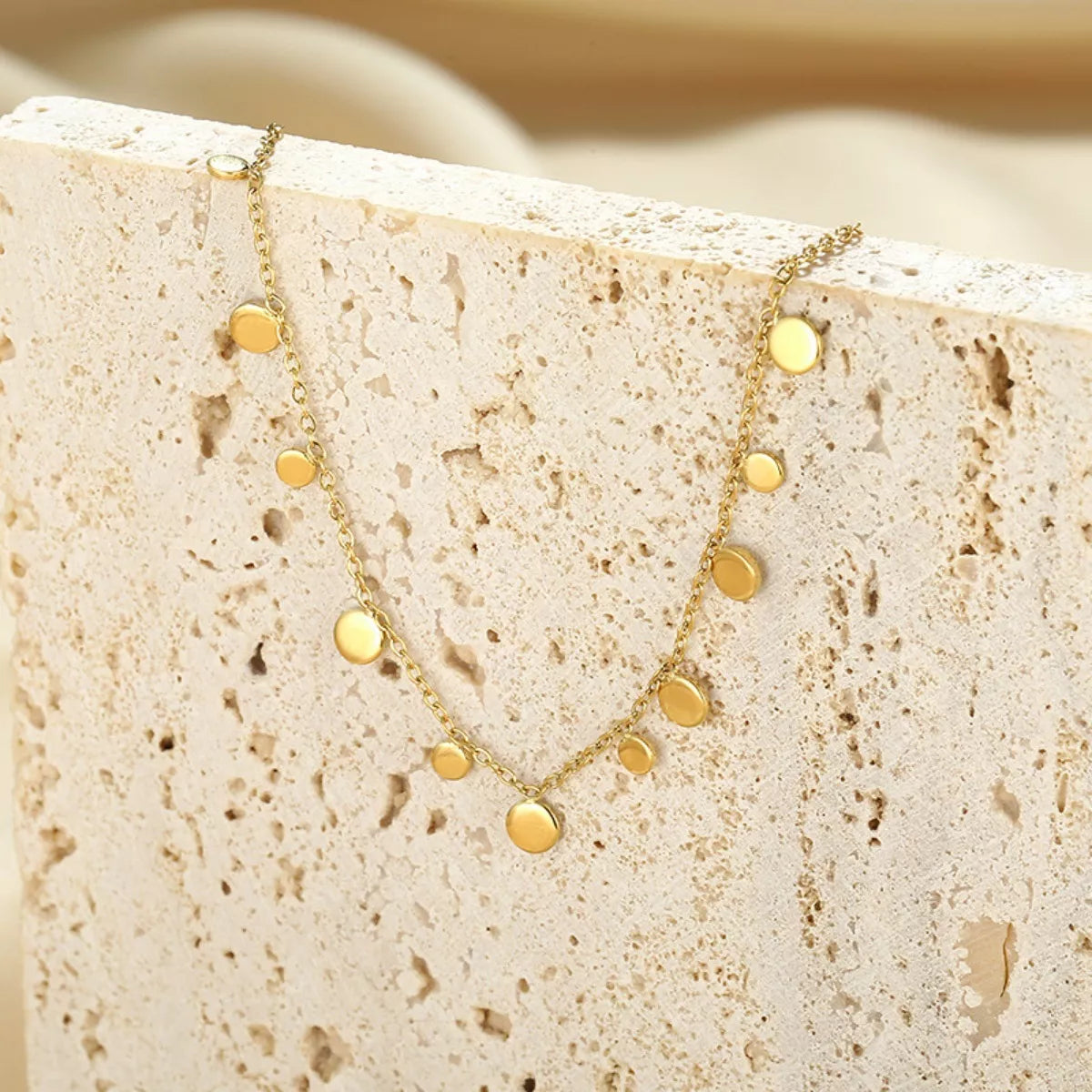 18K Gold-Plated Charm Bracelet - Trendsi - Flyclothing LLC