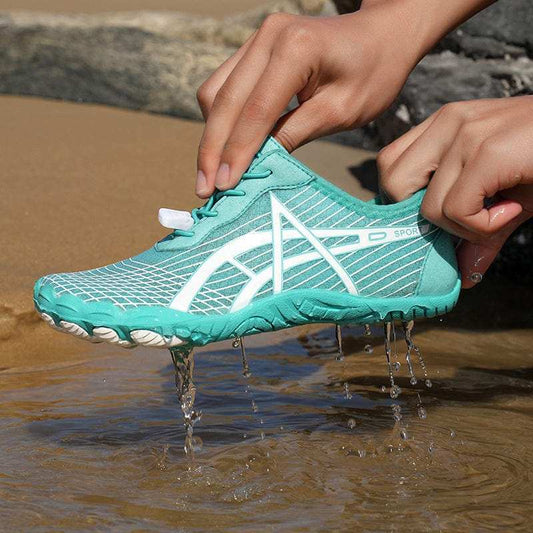 Elastic Lock Laces Mesh Breathable Hike Footwear - Trendsi - Flyclothing LLC