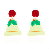 Christmas Acrylic Dangle Earrings - Trendsi - Flyclothing LLC