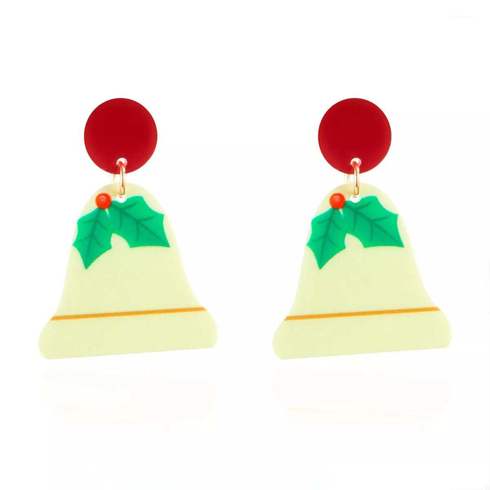 Christmas Acrylic Dangle Earrings - Trendsi - Flyclothing LLC