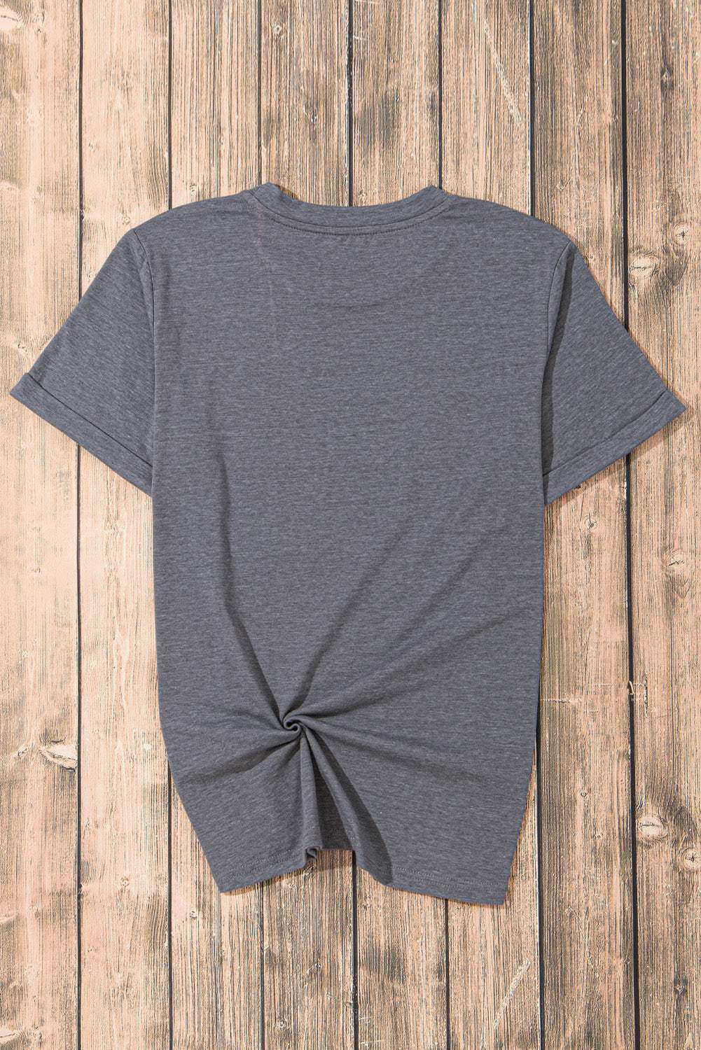 USA Round Neck Short Sleeve T-Shirt - Trendsi - Flyclothing LLC