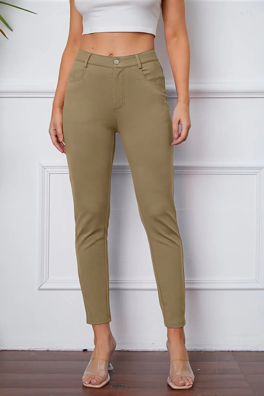 StretchyStitch Pants by Basic Bae - Trendsi - Flyclothing LLC