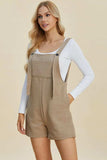 Double Take Full Size Texture Sleeveless Romper - Trendsi - Flyclothing LLC